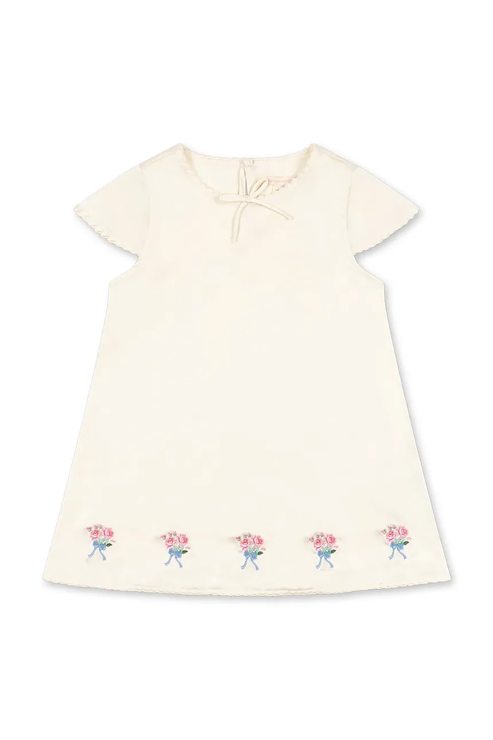 Konges Sløjd šaty SHEENY SS DRESS béžová KS105537.PPY2