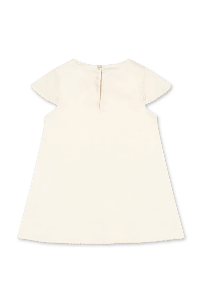 Konges Sløjd šaty SHEENY SS DRESS KS105537.PPY2 béžová SS26