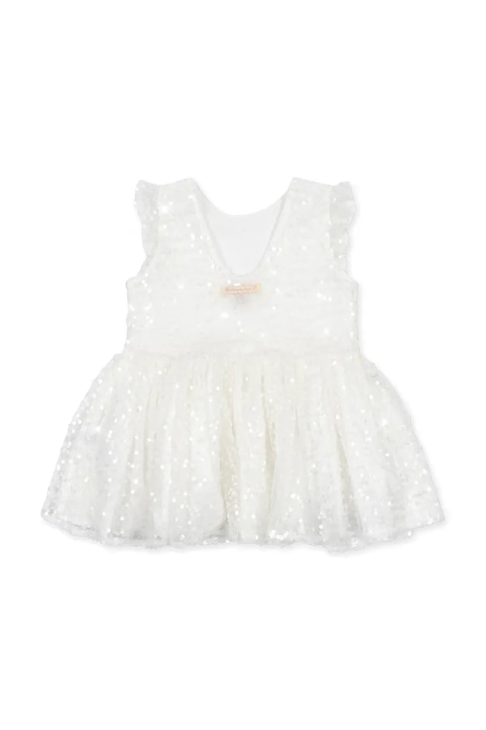 Konges Sløjd šaty ORIA DRESS KS105604.PPY2 biela SS26