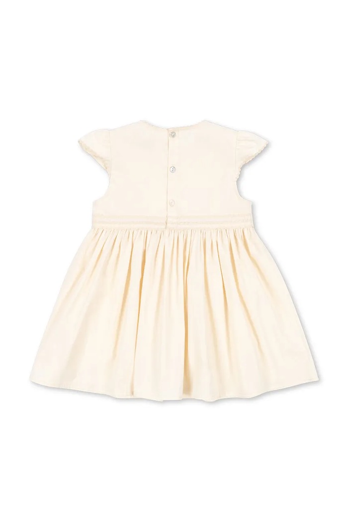 Konges Sløjd pamut ruha AALIYAH DRESS GOTS KS105656.PPY2 bézs SS26