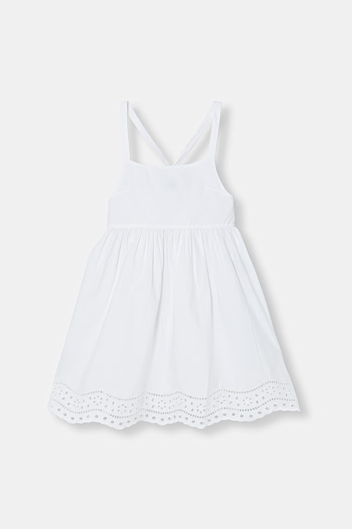 United Colors of Benetton sukienka letnia bawełniana biały 4O8XCV03Y.G.seasonal