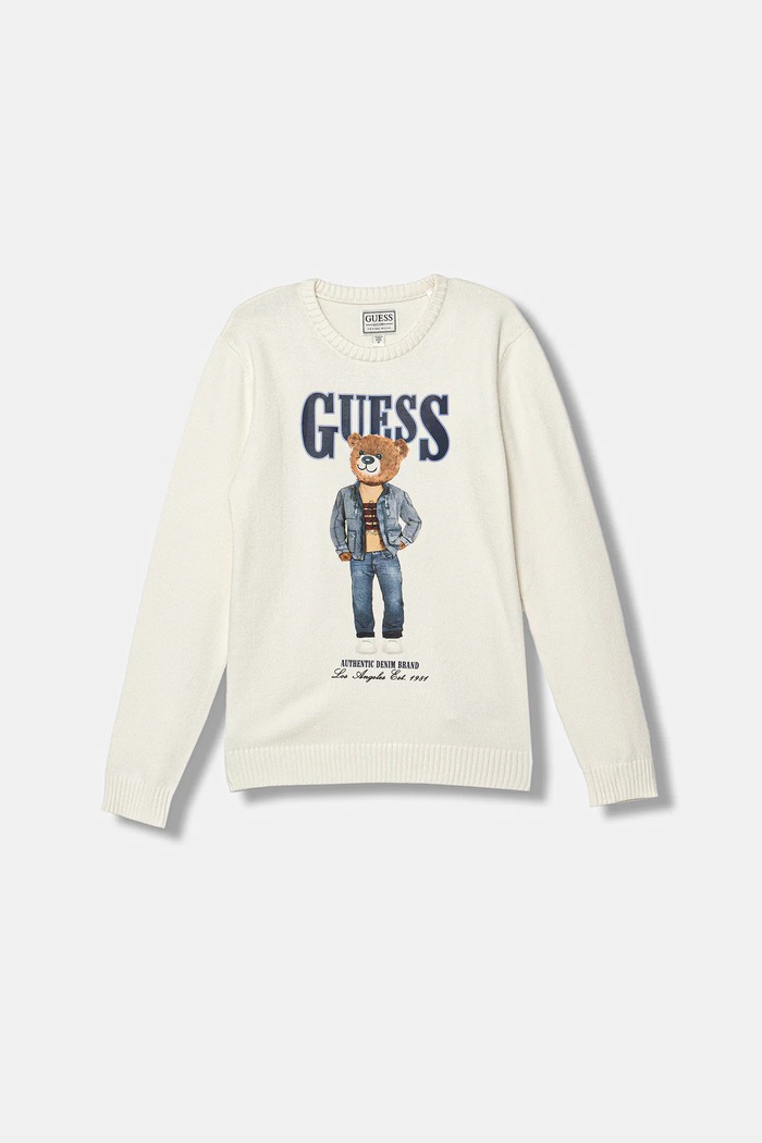 Guess gyerek pulóver közepesen vastag fehér L6RR04.Z2ZK2.PPY2