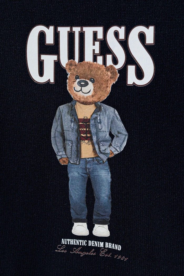CHLAPEC Dětský svetr Guess N6RR01.Z2ZK2.PPY2 námořnická modř