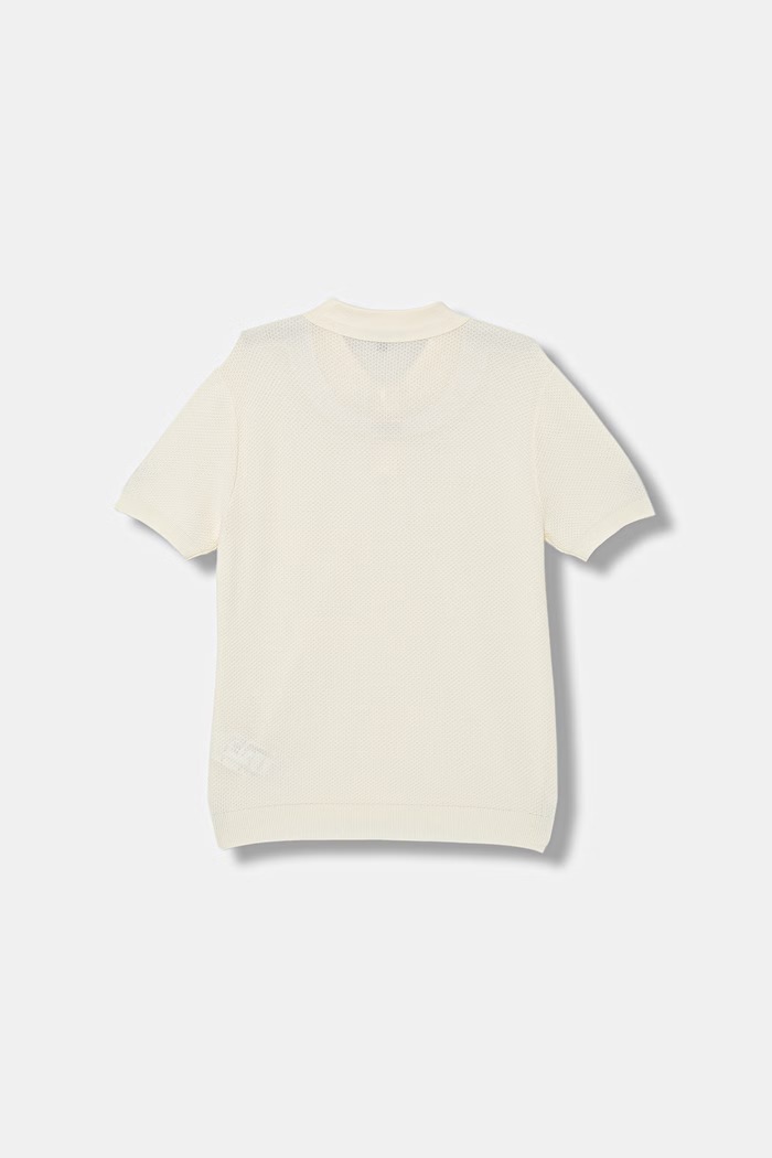 Chłopiec Emporio Armani polo swetrowe damskie z wiskozą EB001222.AF23412 beżowy