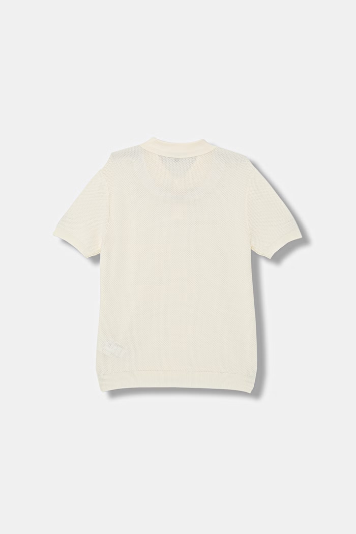 Chłopiec Emporio Armani polo swetrowe damskie z wiskozą EB001222.AF23412 beżowy