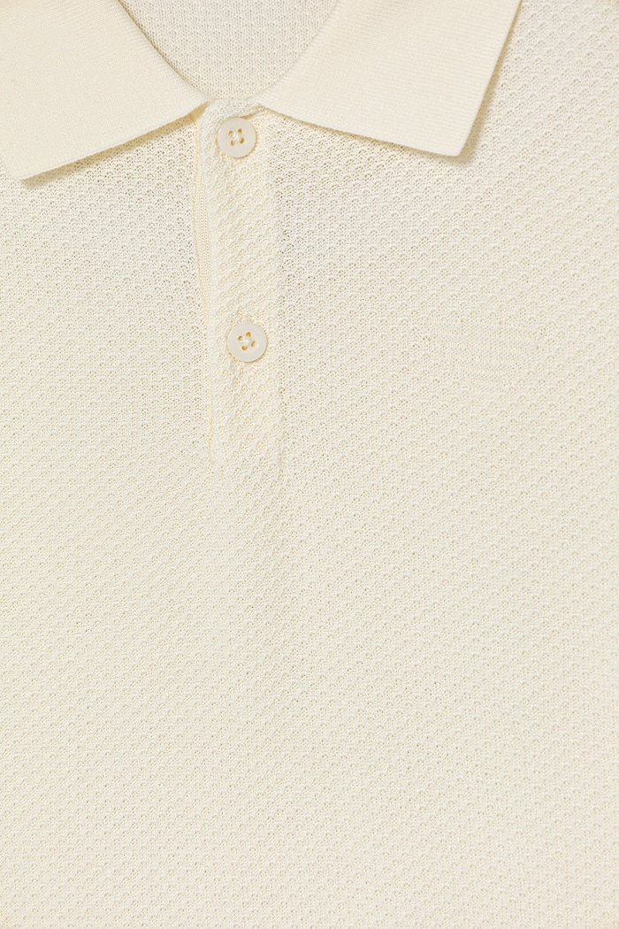 Emporio Armani polo swetrowe damskie z wiskozą beżowy EB001222.AF23412