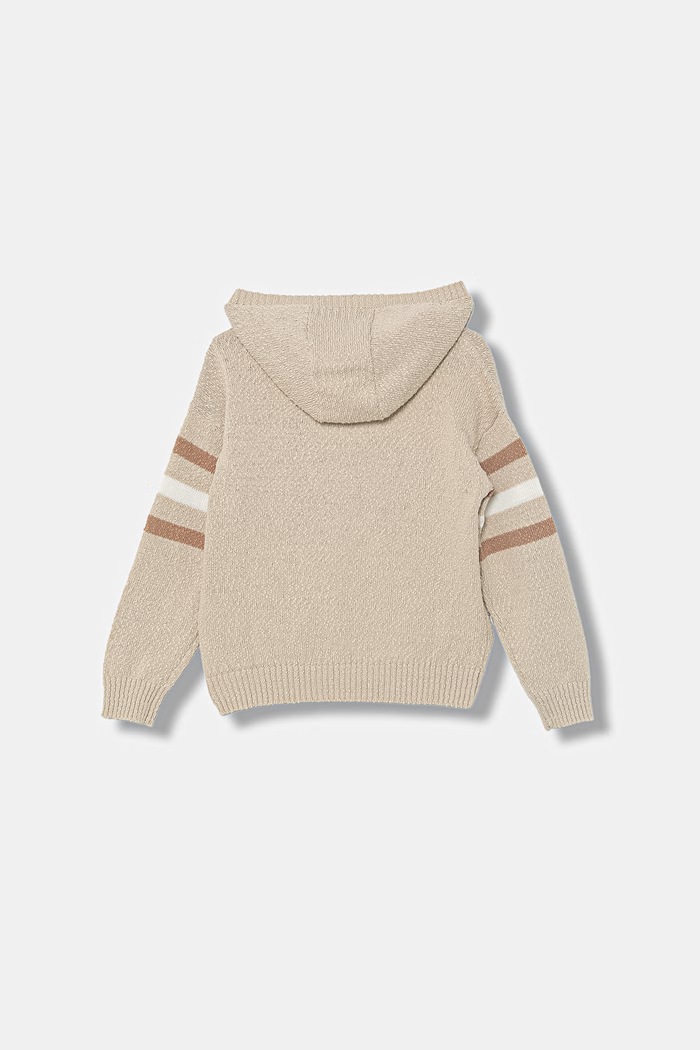 Chłopiec Emporio Armani sweter dziecięcy bawełniany EB001219.AF23411 beżowy