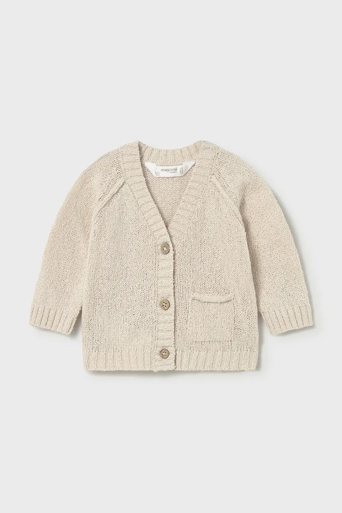 Mayoral Newborn cardigan bebe uni bej 1306.1L.Newborn.PPY2