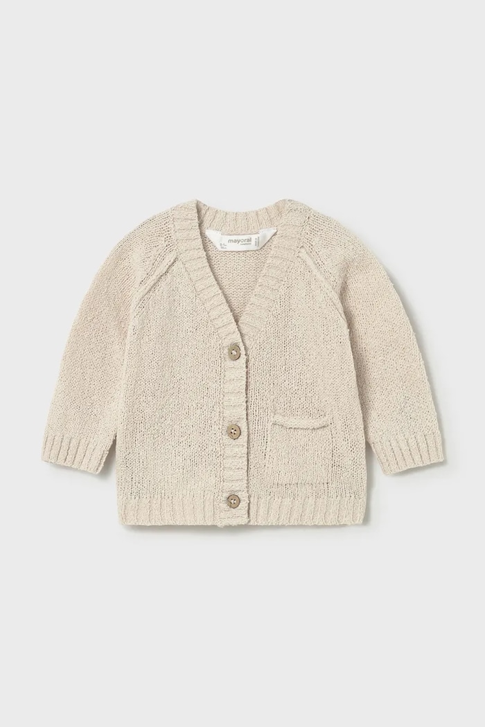 Mayoral Newborn cardigan bebe uni bej 1306.1L.Newborn.PPY2