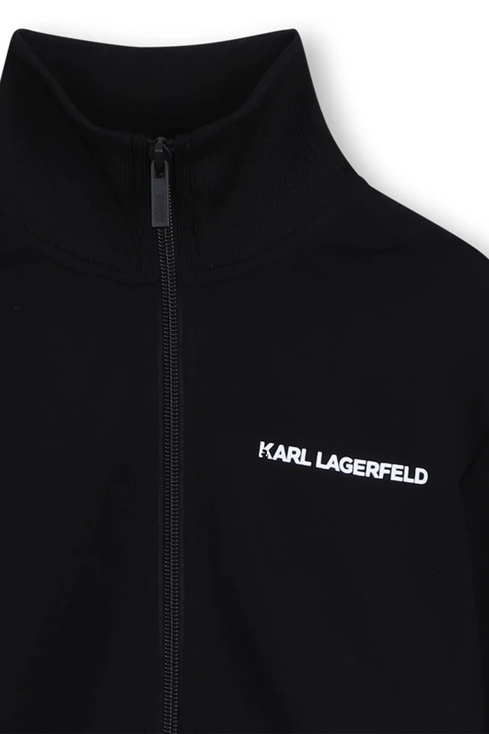 Detská mikina Karl Lagerfeld čierna Z31092.114.150