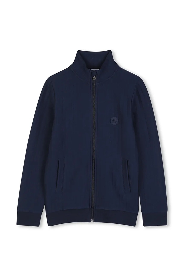 BOSS bluza dziecięca J52949.162.174 granatowy SS26