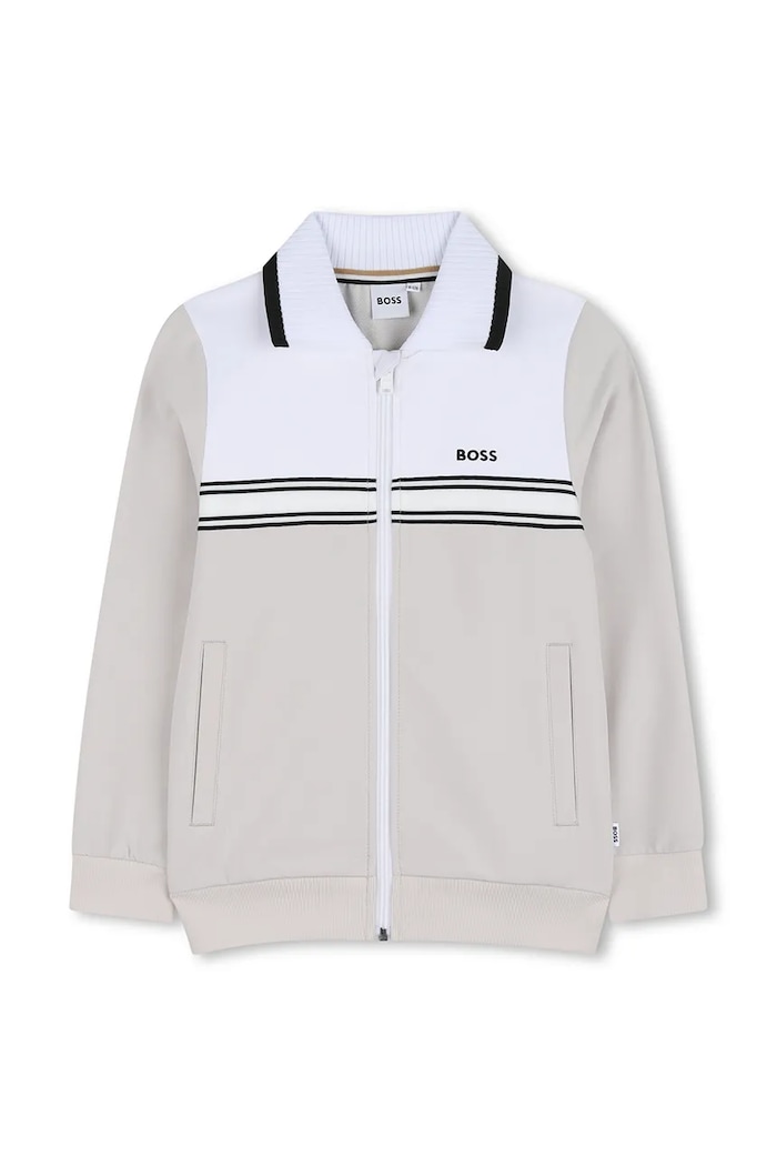 BOSS cardigan copii J52951.102.108 bej SS26