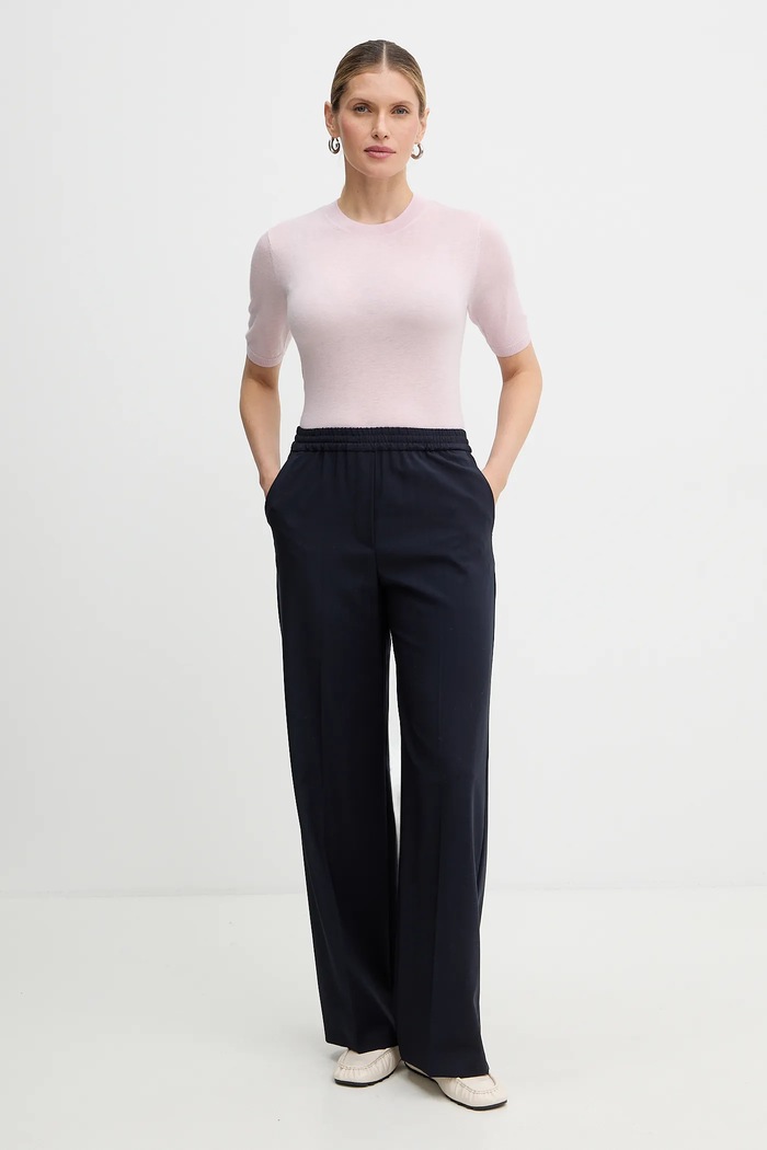 Vlněné tričko Weekend Max Mara MAREA 2615361011600 růžová SS26
