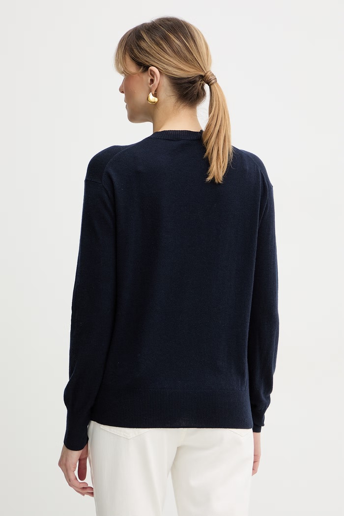 Oblečenie Vlnený sveter Weekend Max Mara VENTO 2615361021600 tmavomodrá