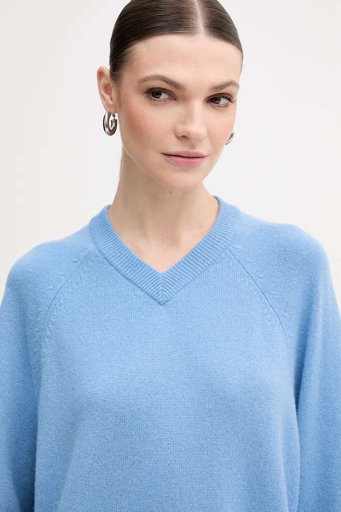 Weekend Max Mara maglione in cachemirie CENTRO blu 2615361061600