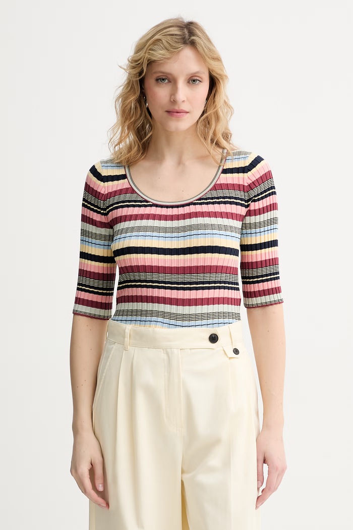 Weekend Max Mara dámsky sveter GUGLIA ružová 2615361032600