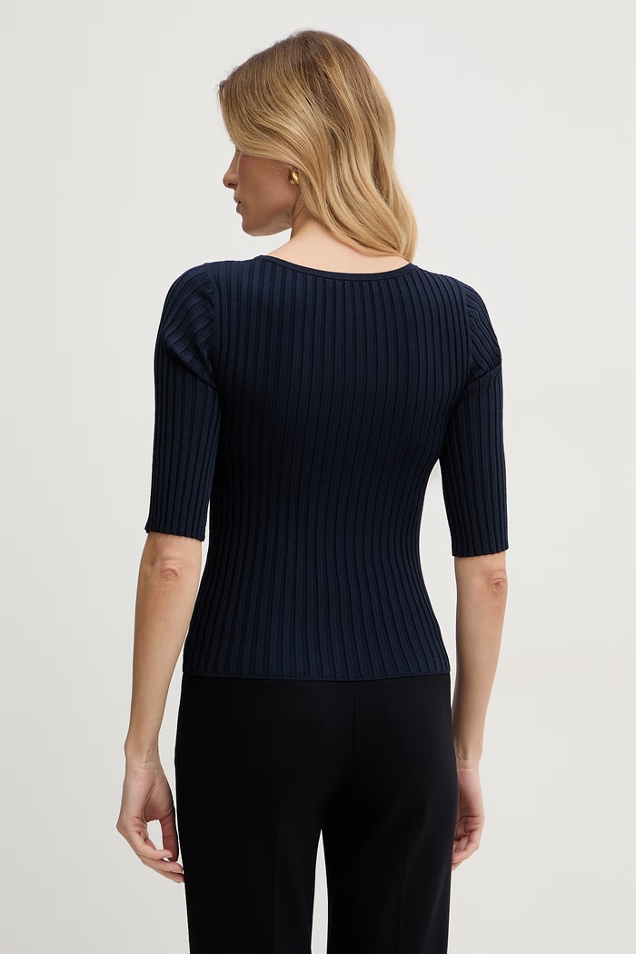 Oblečenie Weekend Max Mara sveter dámsky GUGLIA 2615361032600 tmavomodrá
