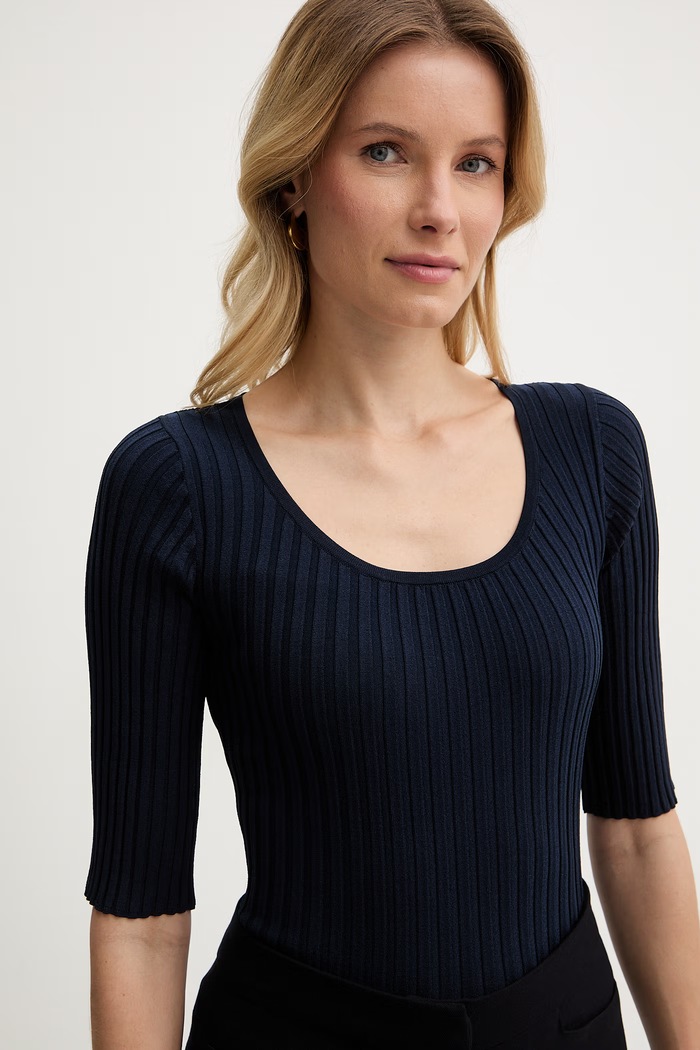 Weekend Max Mara sveter dámsky GUGLIA tmavomodrá 2615361032600