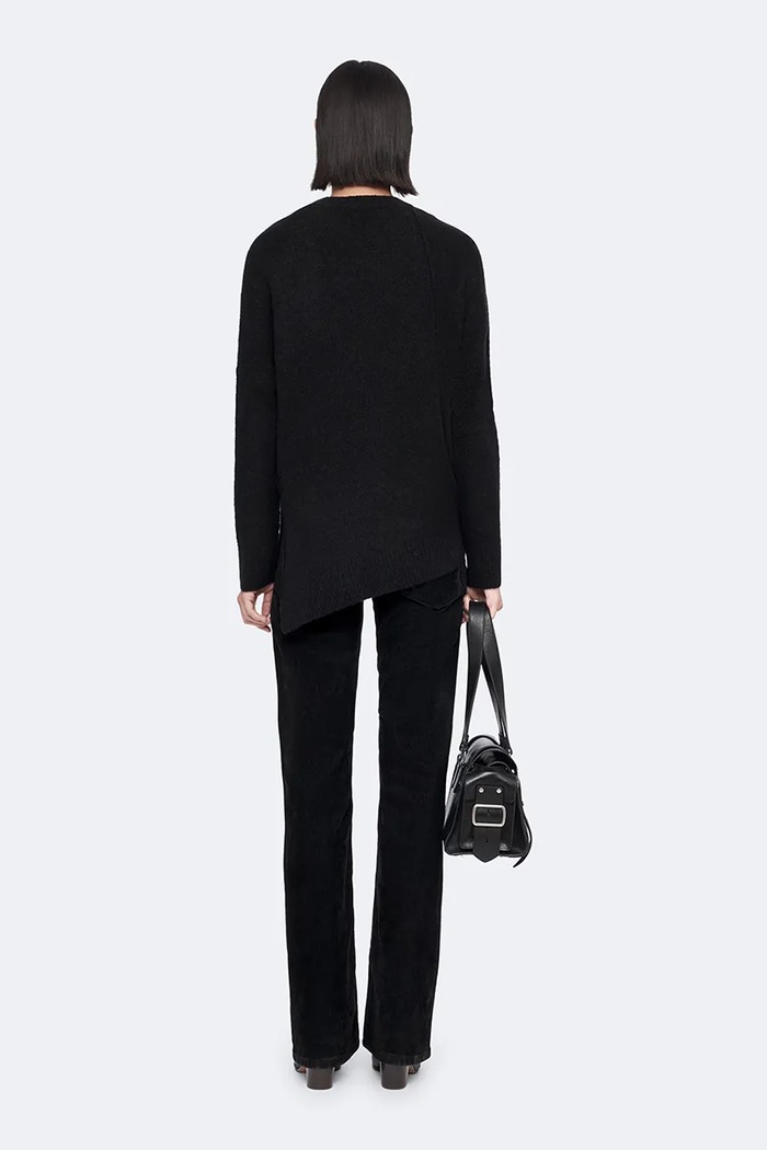 Odzież AllSaints Sweter damski z wełną W096KD czarny