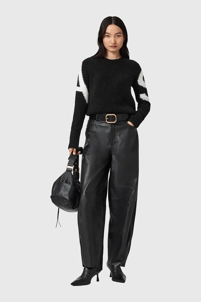 Πουλόβερ με προσθήκη αλπακά AllSaints W088KD