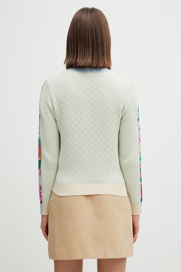 Îmbrăcăminte Kenzo cardigan din amestec de lână FG52CA7423DY albastru