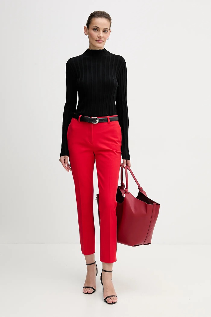 Tommy Hilfiger pulover WW0WW47676 negru SS26