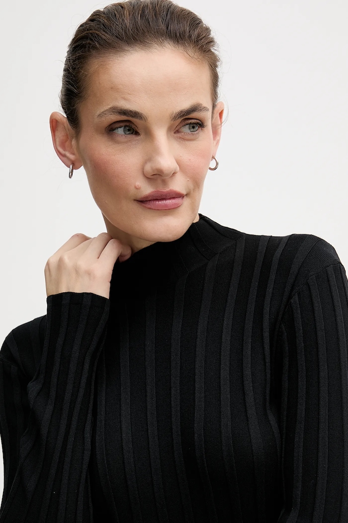 Tommy Hilfiger pulover negru WW0WW47676