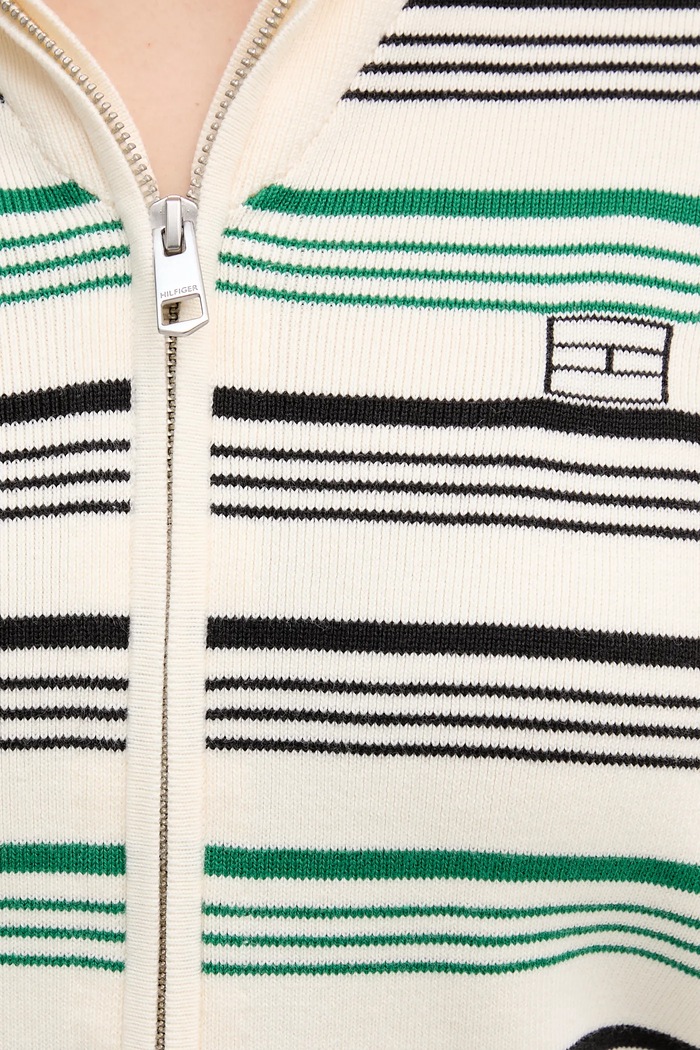 Πλεκτή ζακέτα Tommy Hilfiger WW0WW48439 μπεζ