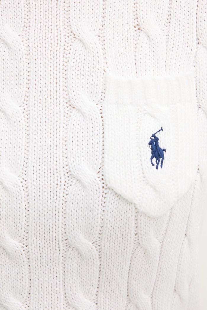 Polo Ralph Lauren sweter bawełniany damski 211971873 biały