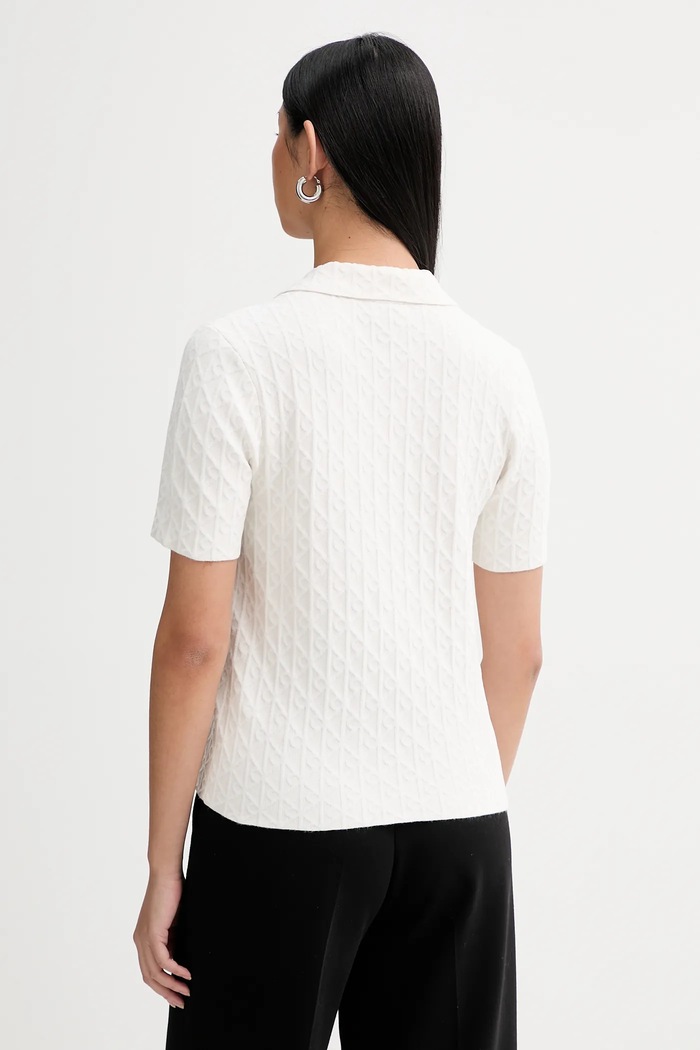 Ruházat Calvin Klein poló LV044E325G bézs