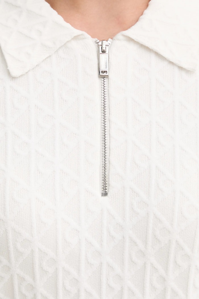 Calvin Klein poló LV044E325G bézs