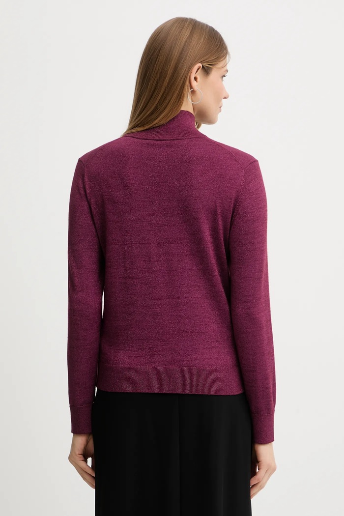 Ruházat Calvin Klein pulóver gyapjúkeverékből LV044E363G burgundia