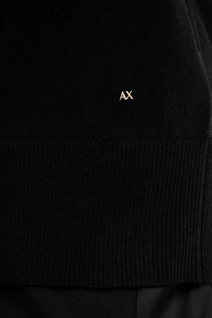 Kardigan s dodatkom vune Armani Exchange XW001879.AF11956 crna