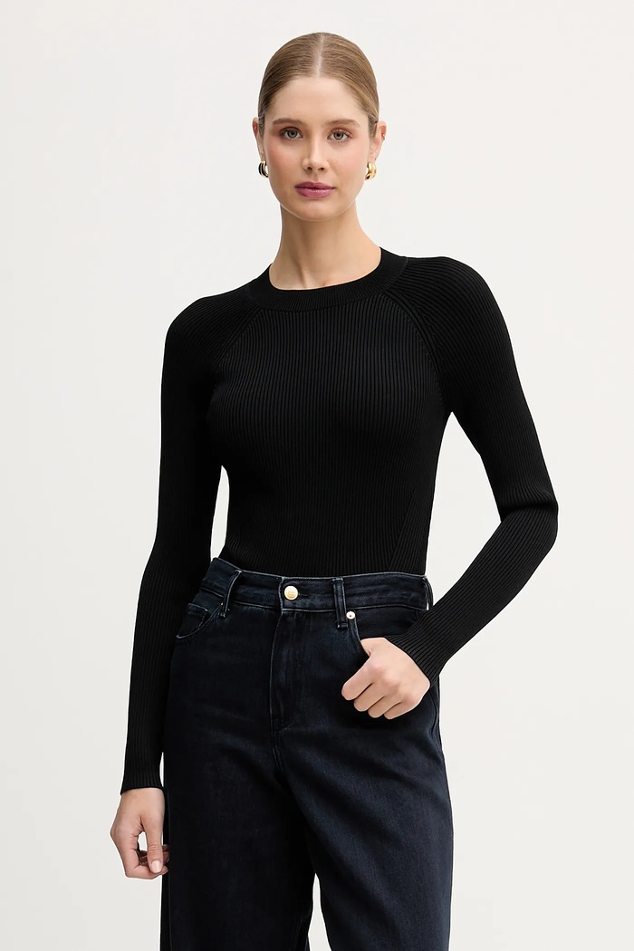 Pulover Armani Exchange okrugli crna XW001883.AF10352