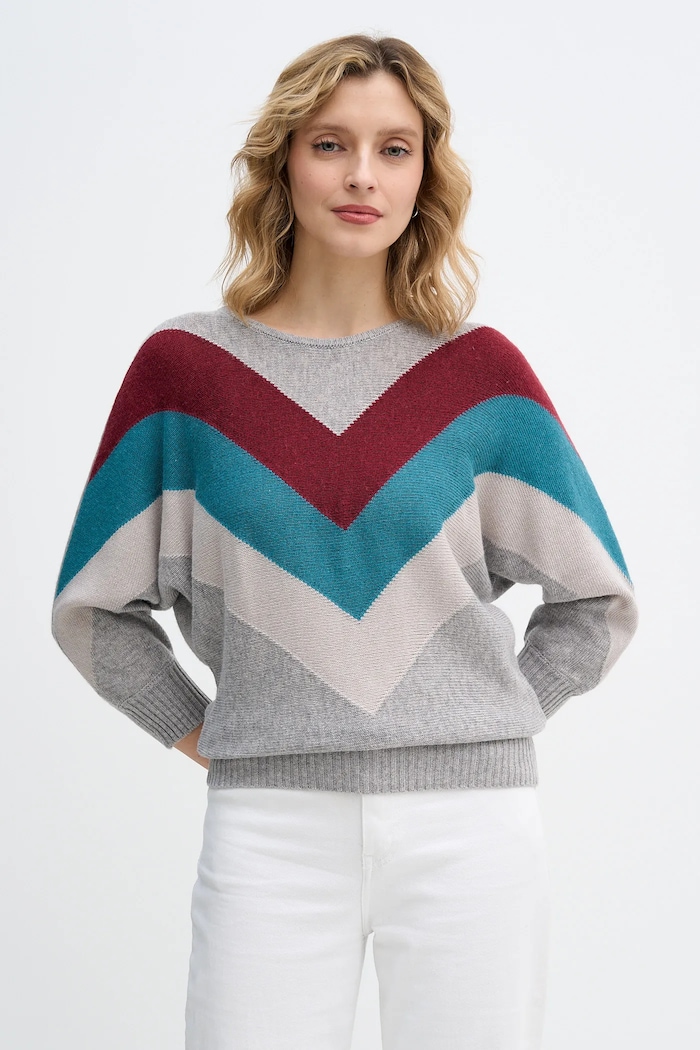 Pulover z dodatkom volne United Colors of Benetton x Stranger Things Tanka siva 1VUDE10EP