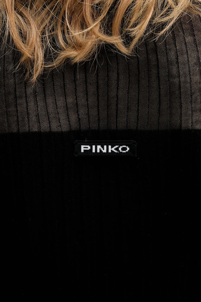 Pinko gyapjú kardigán 106321.A34B fekete