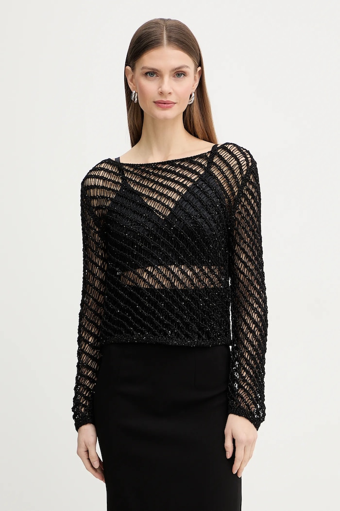 Pulover Pinko okrugli crna 106540.A36H