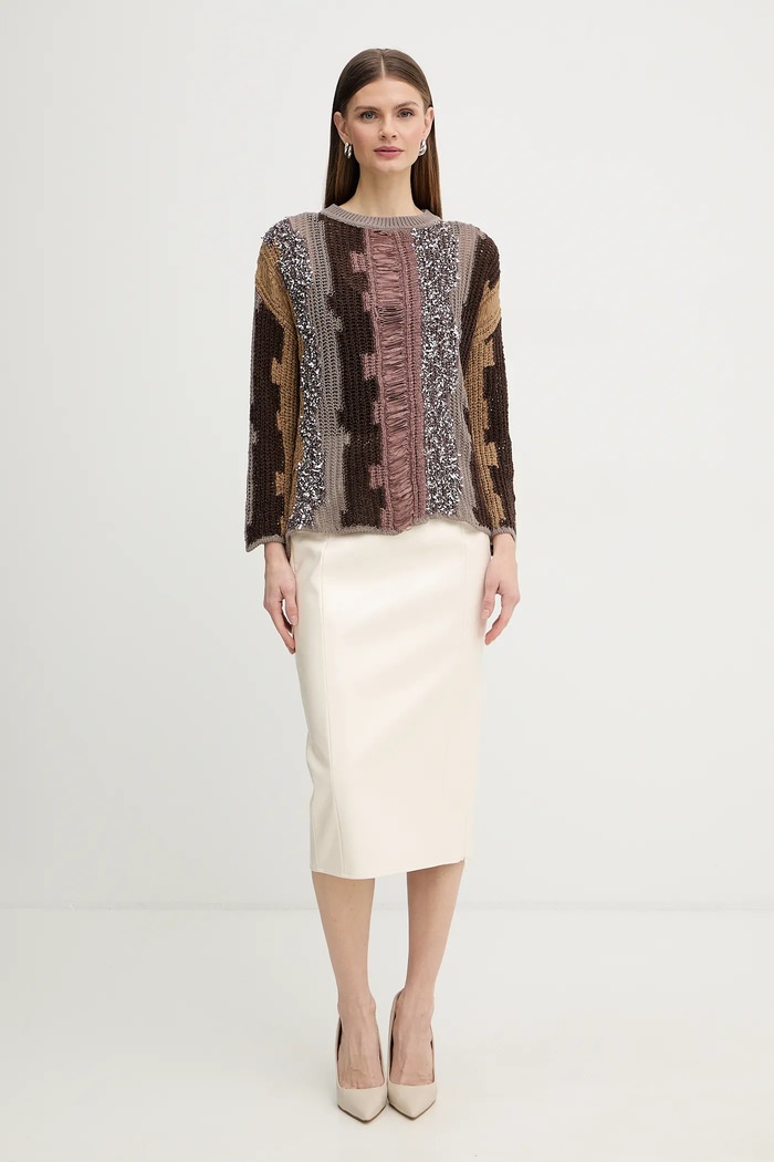Pulover Pinko 106534.A37P smeđa SS26