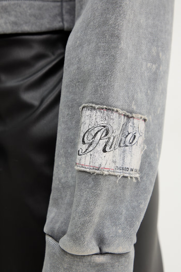Pinko hanorac de bumbac 106343.A33M gri