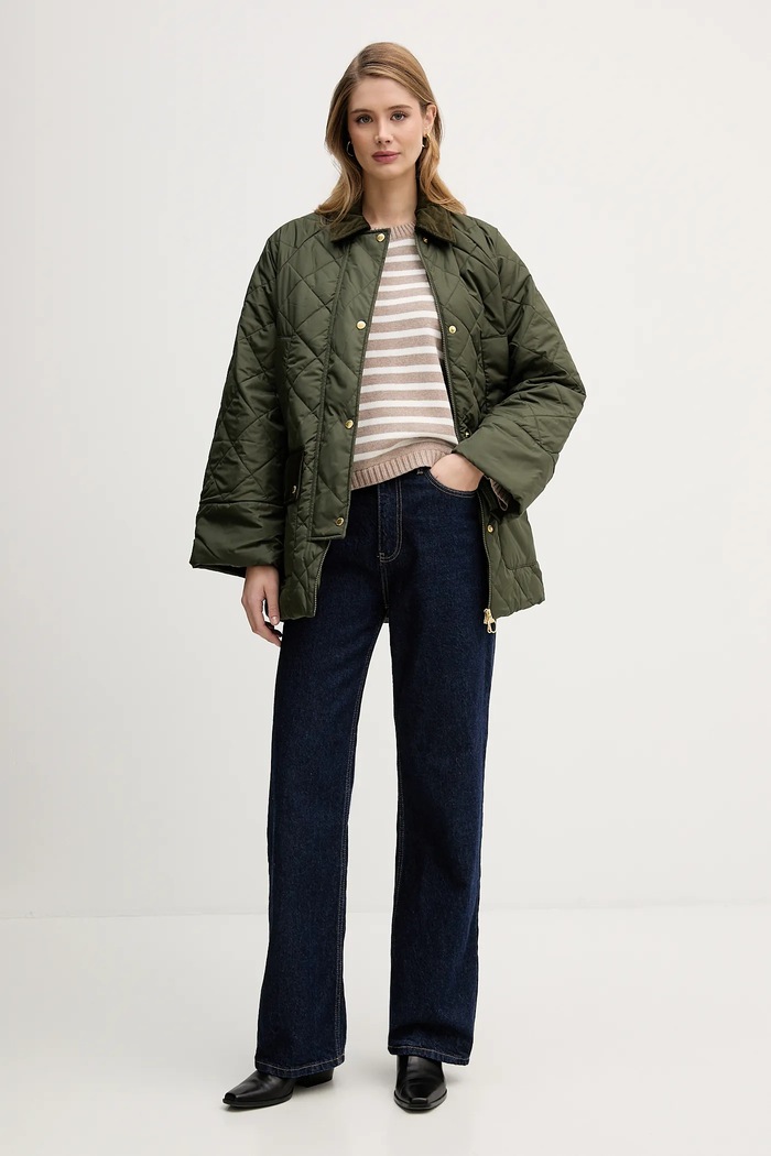 Barbour maglione con aggiunta di cachemire Rosie LKN1725 beige SS26