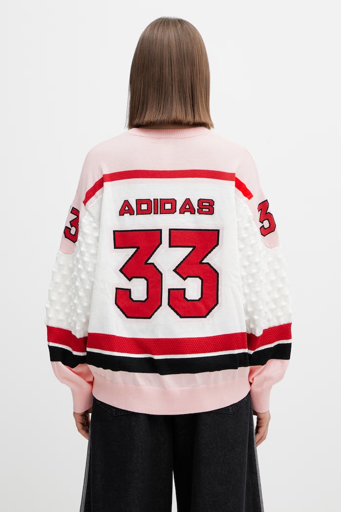 Oblečenie adidas Originals sveter s prímesou vlny dámsky KS6458 béžová
