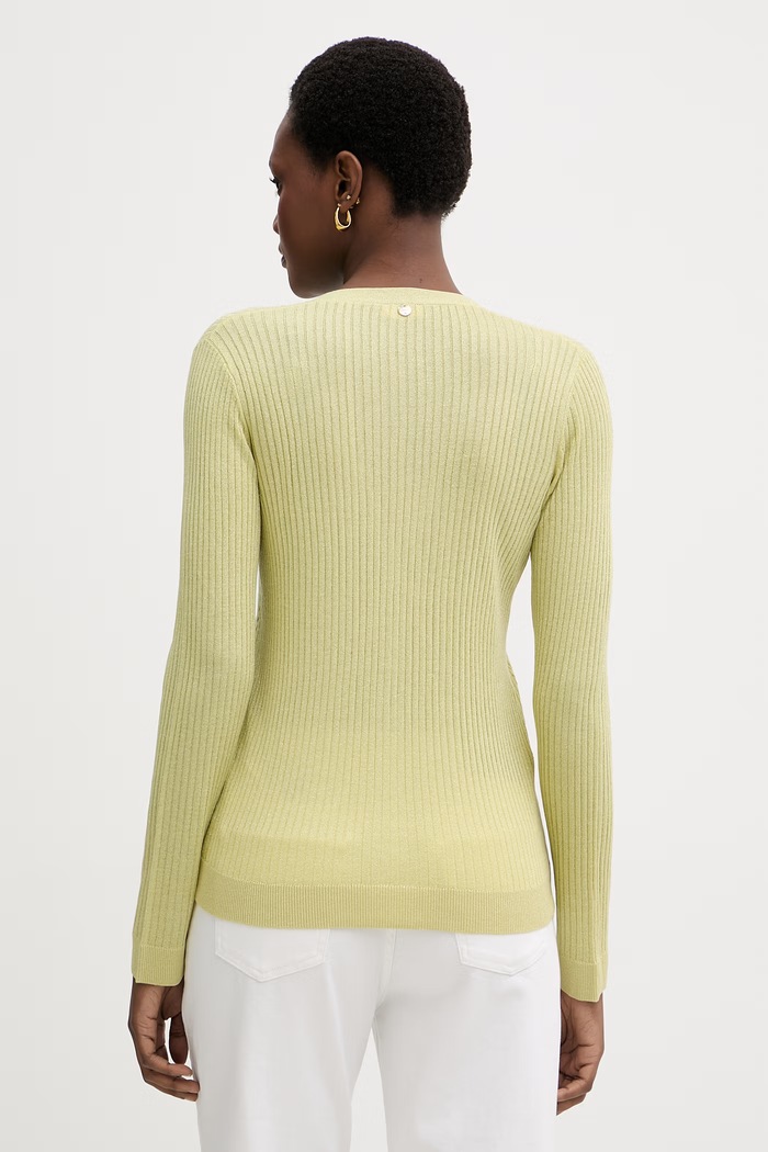 Îmbrăcăminte Liu Jo cardigan pentru femei, cu vâscoză WA6291.MS46J verde