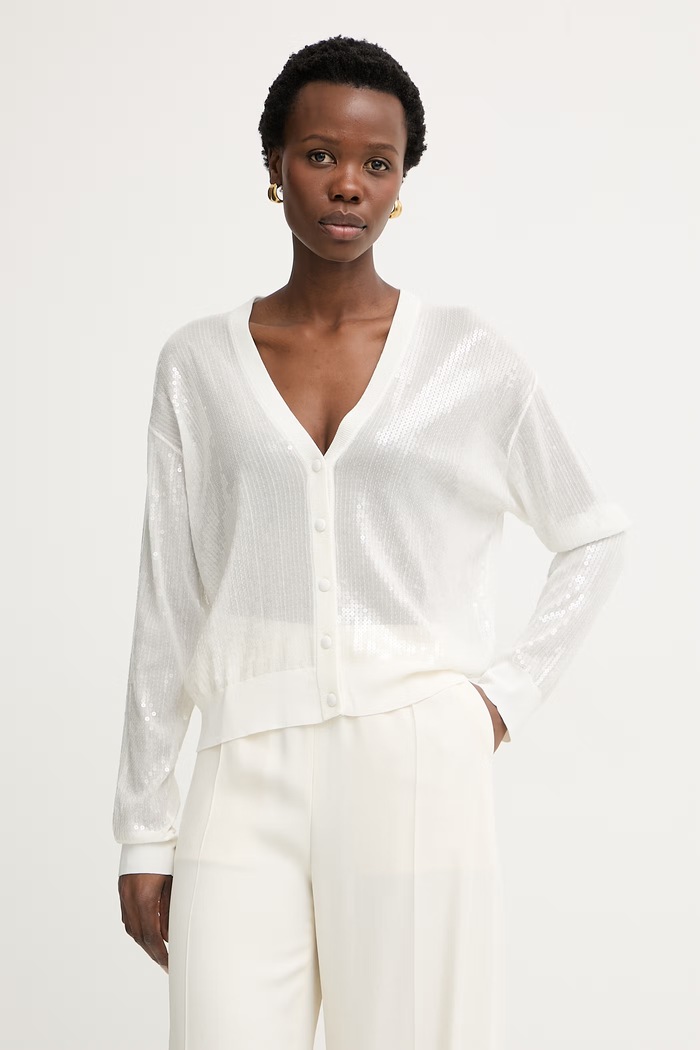 Liu Jo cardigan pentru femei bej WA6530.MA68R