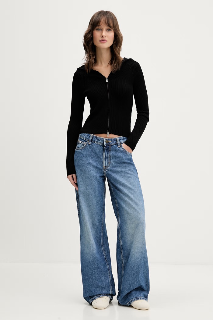 Guess Jeans kardigan W6RR18.Z3P32 czarny SS26