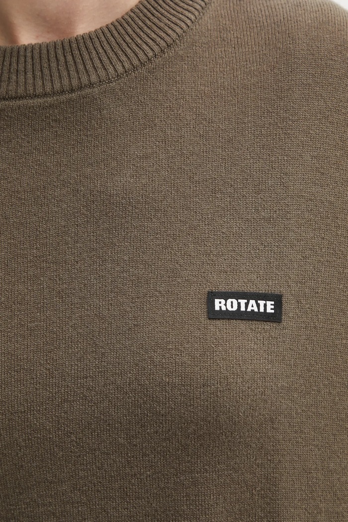 Rotate woolen jumper brown 1147523084