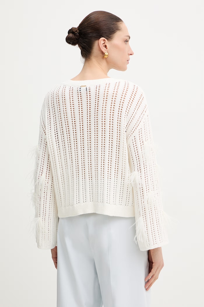 Odzież Twinset sweter 261TP3292 beżowy