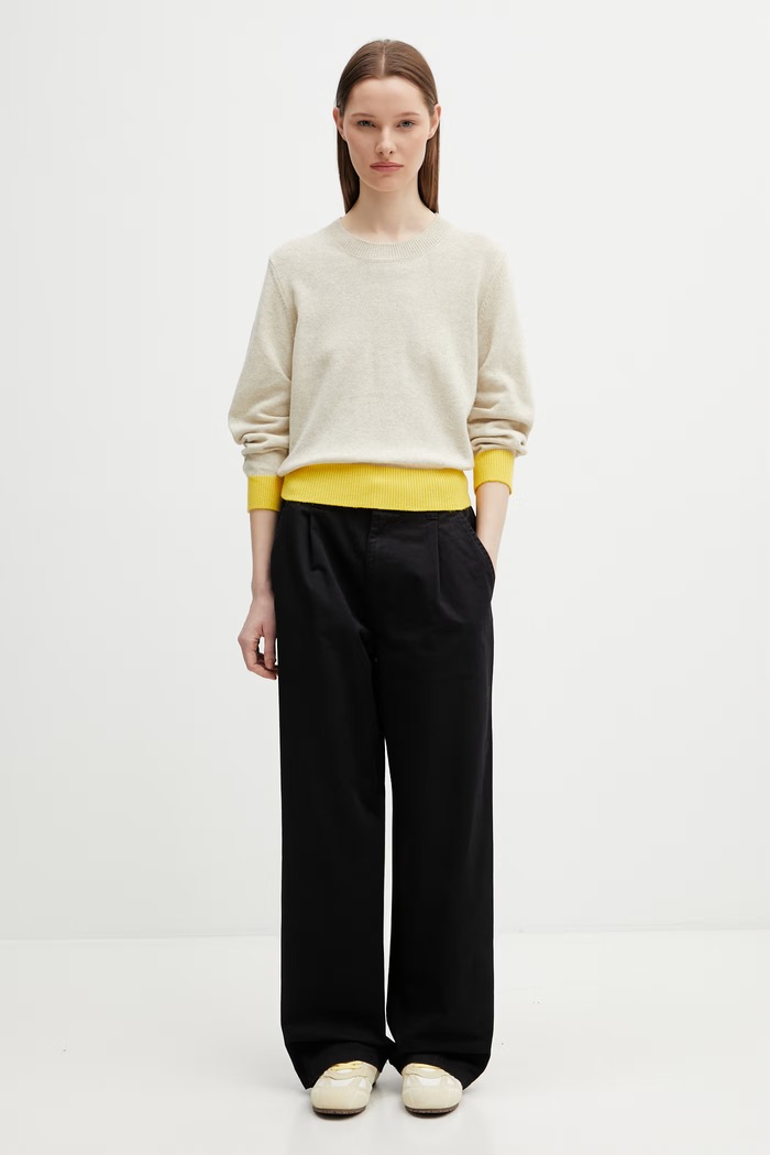 Axel Arigato Rina Gathered Sweater светр з додаванням вовни жіночий A3704002 бежевий