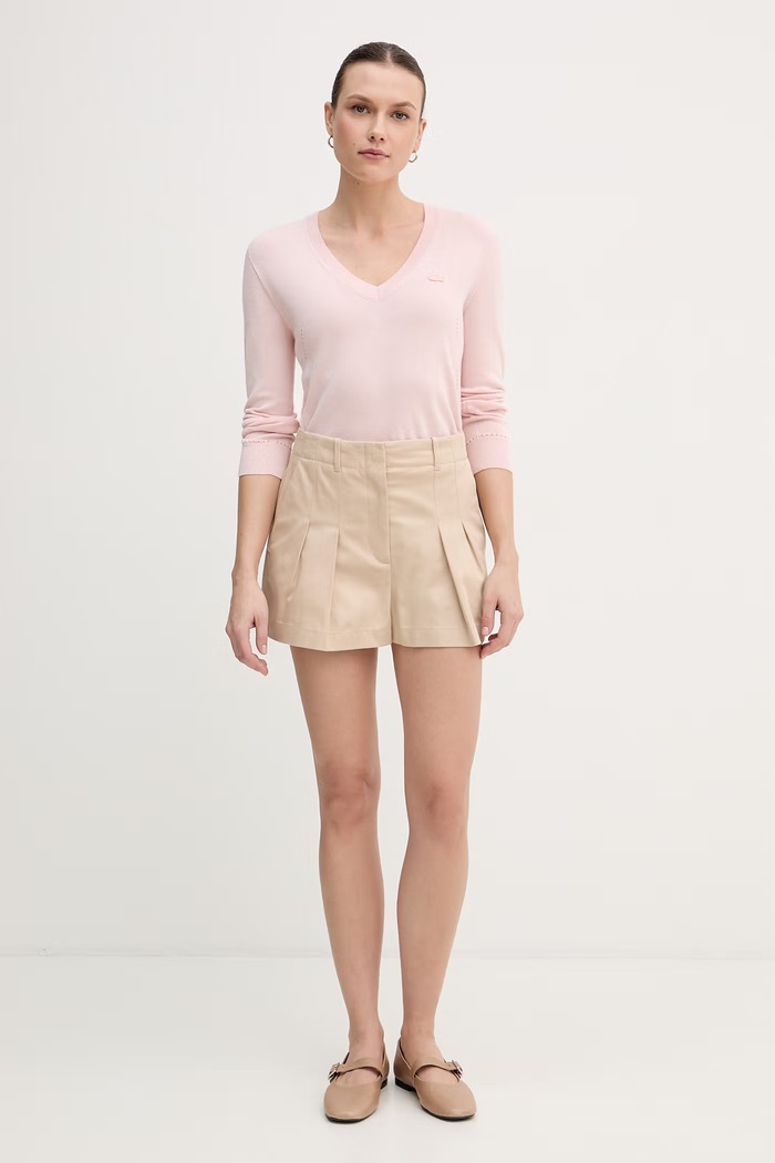Bavlněný svetr Lacoste AF3964 růžová SS26