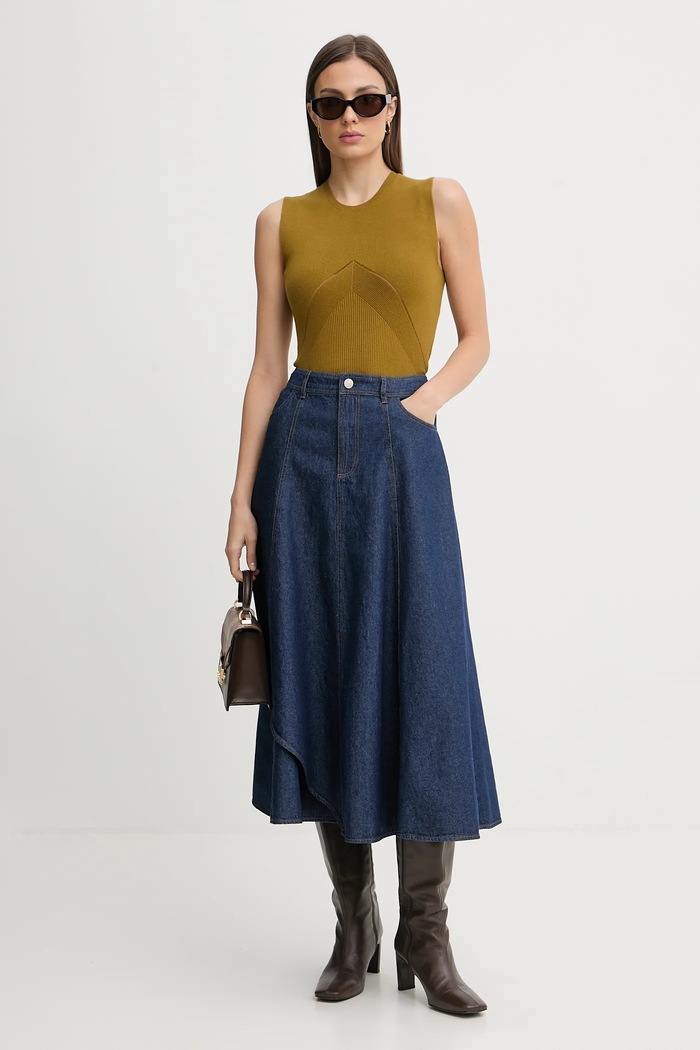 Sisley top 17Q3L107C verde SS26