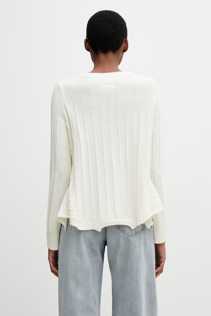 Clothing MM6 Maison Margiela Women's sweater with wool S52HL0059.M13212.102 beige